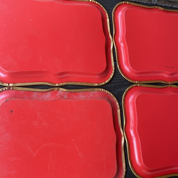 ✨ Vintage Maxey Peacock Tin Trays✨ - Picture 12 of 16